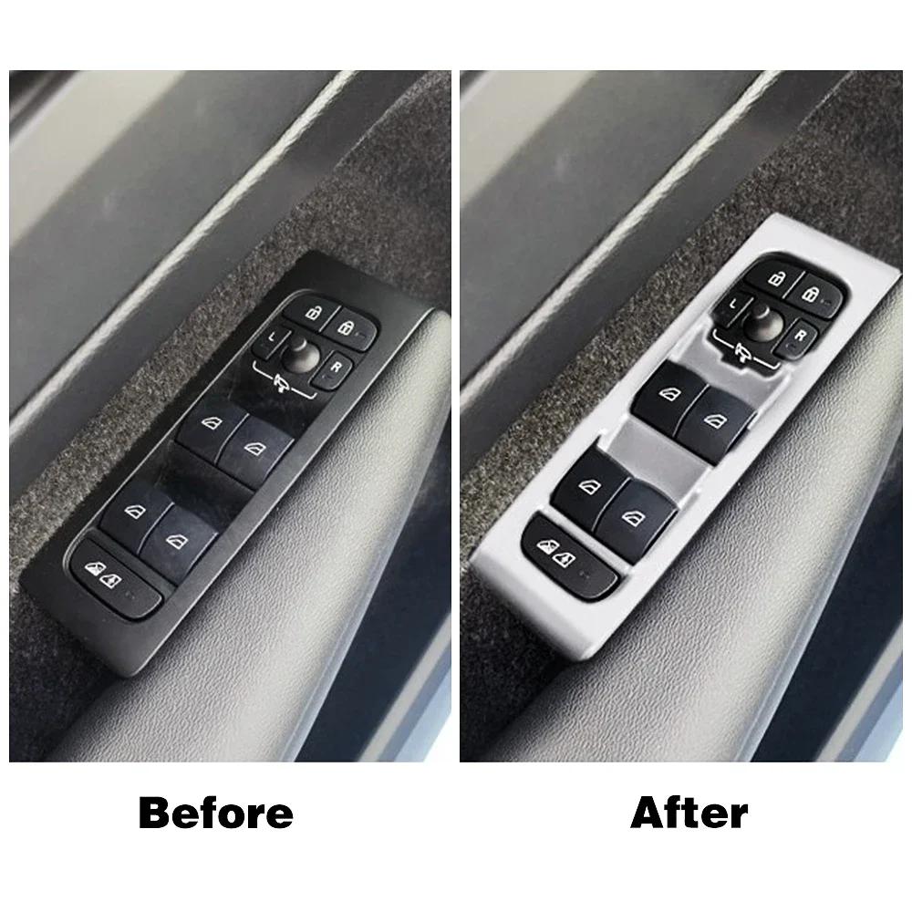 For Volvo XC40 2019-2024 Car Styling Interior Accessories Central Console Decoration Frame Cover Trim ABS Silver Sticker