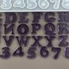 English Alphabet Epoxy Resin Molds Silicone Capital Lowercase Letters Cement Mold for DIY-Jewelry Pendants Crafts