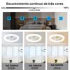 Ventilatori da soffitto con telecomando e luce Lampada a LED Ventilatore Convertitore E27 Base Ventilatori da soffitto silenziosi intelligenti per soggiorno camera da letto