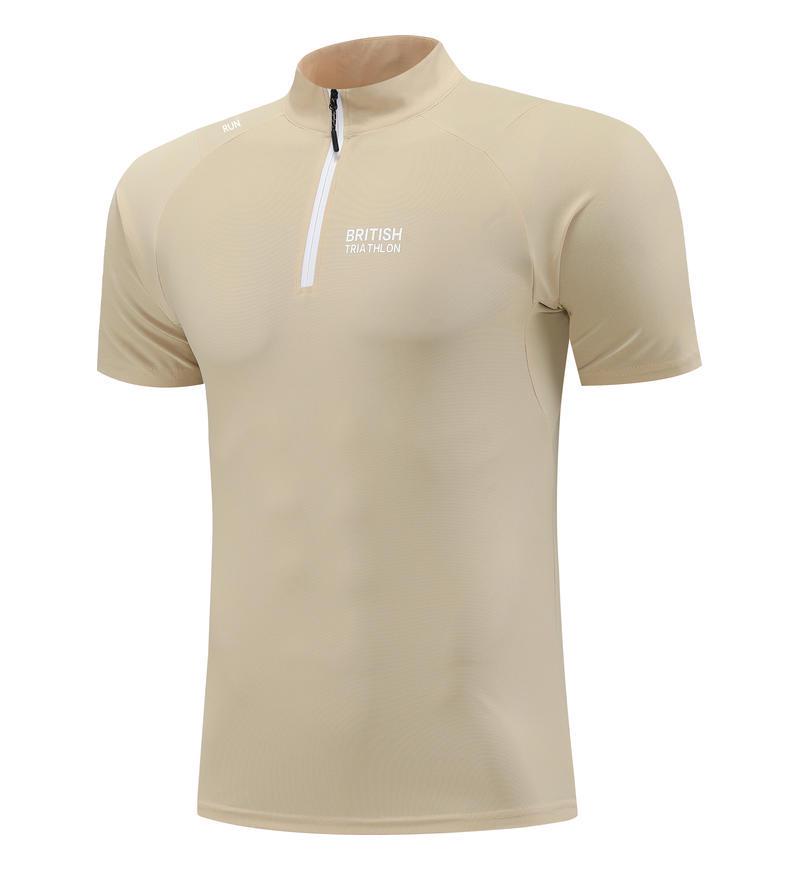 Adult & Children's Quick Dry Half-Zip Sports T-shirt for Table Tennis, Badminton & Fitness