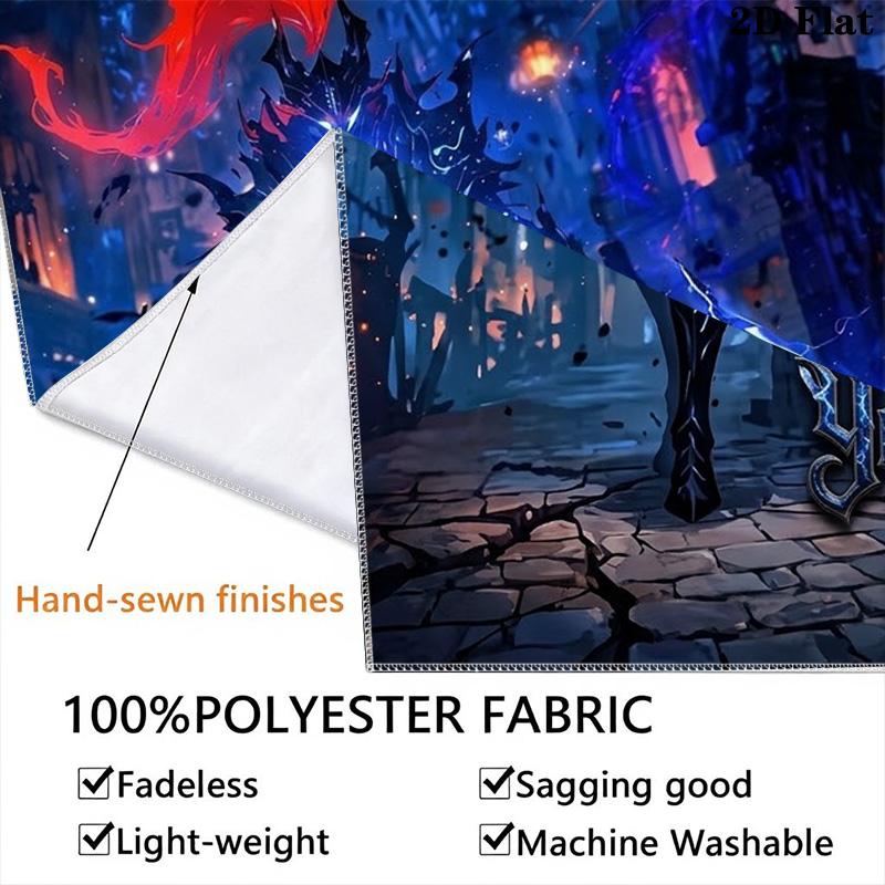 Name Custom Igris Wall Tapestry Aesthetic Wall Hanging Printed Fabric Blanket Decorative Tapestries for Bedroom Living Room Home Decor