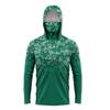 Cross-border Men's Fishing Suit Outdoor Long-sleeved Sunscreen Suit Camouflage Fishing Suit Luya Mask Integrated Cycling Suit