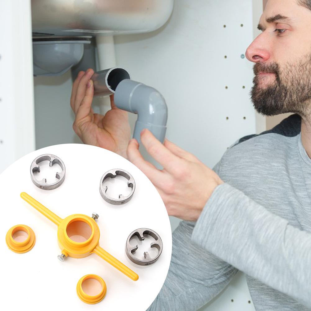 Set de chei de robinet pentru țevi din plastic, 6 buc. Set de instrumente pentru fabricarea de filete pentru tuburi din PVC pentru țevi din plastic din PVC