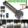 USB Rechargeable LED Work Light Foldable Flashlight with Magnetic Hanging Hook Type-C Charging Torch or Camping Car Repair