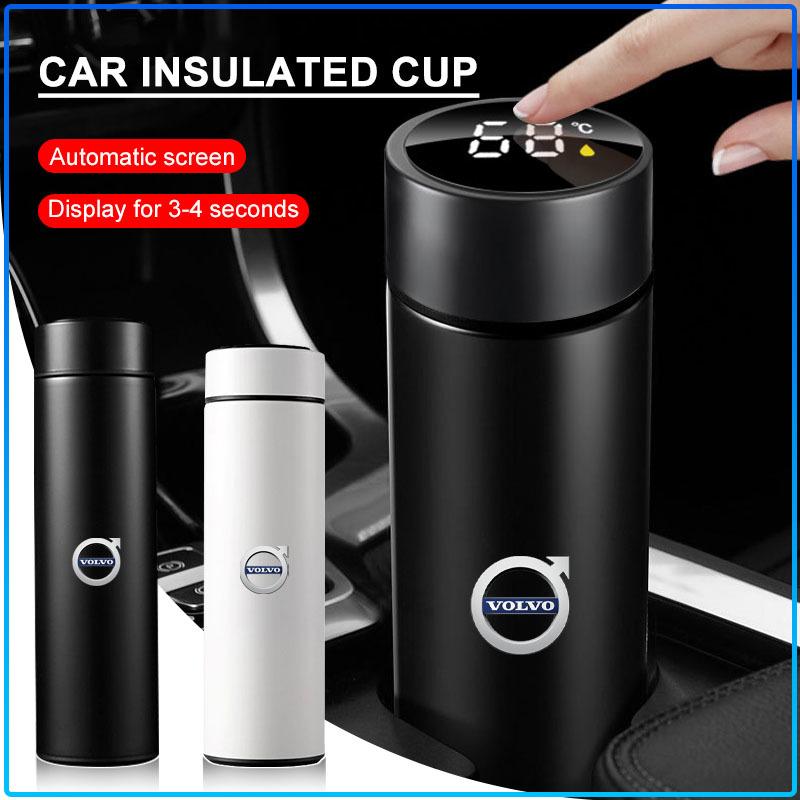 Bouteille Thermos Intelligente pour Voiture Avec Affichage de Température Tasse à Café Pour Volvo XC60 XC90 S60 S80 S40 V40 V60 V70 V50 XC70