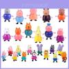 Colorful Eco-friendly Peppa Pig Family Friends Action Figures For Kids 25pcs Set
