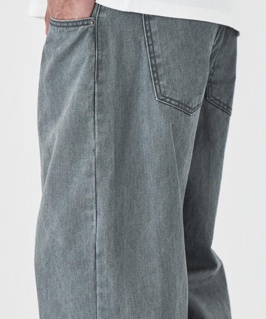 WAAR M292 Cation Wide Pants_Sage Grey