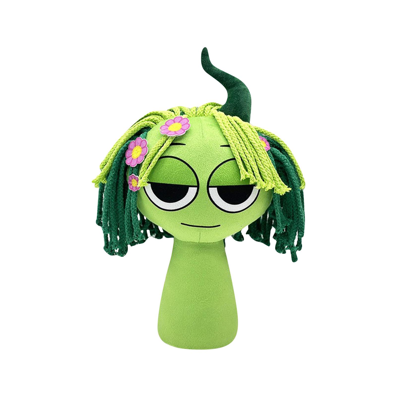 

Плюшевая кукла, Игрушка в подарок, Мультфильм, Детская тряпичная кукла, Детская подарочная подушка One Size зелёный