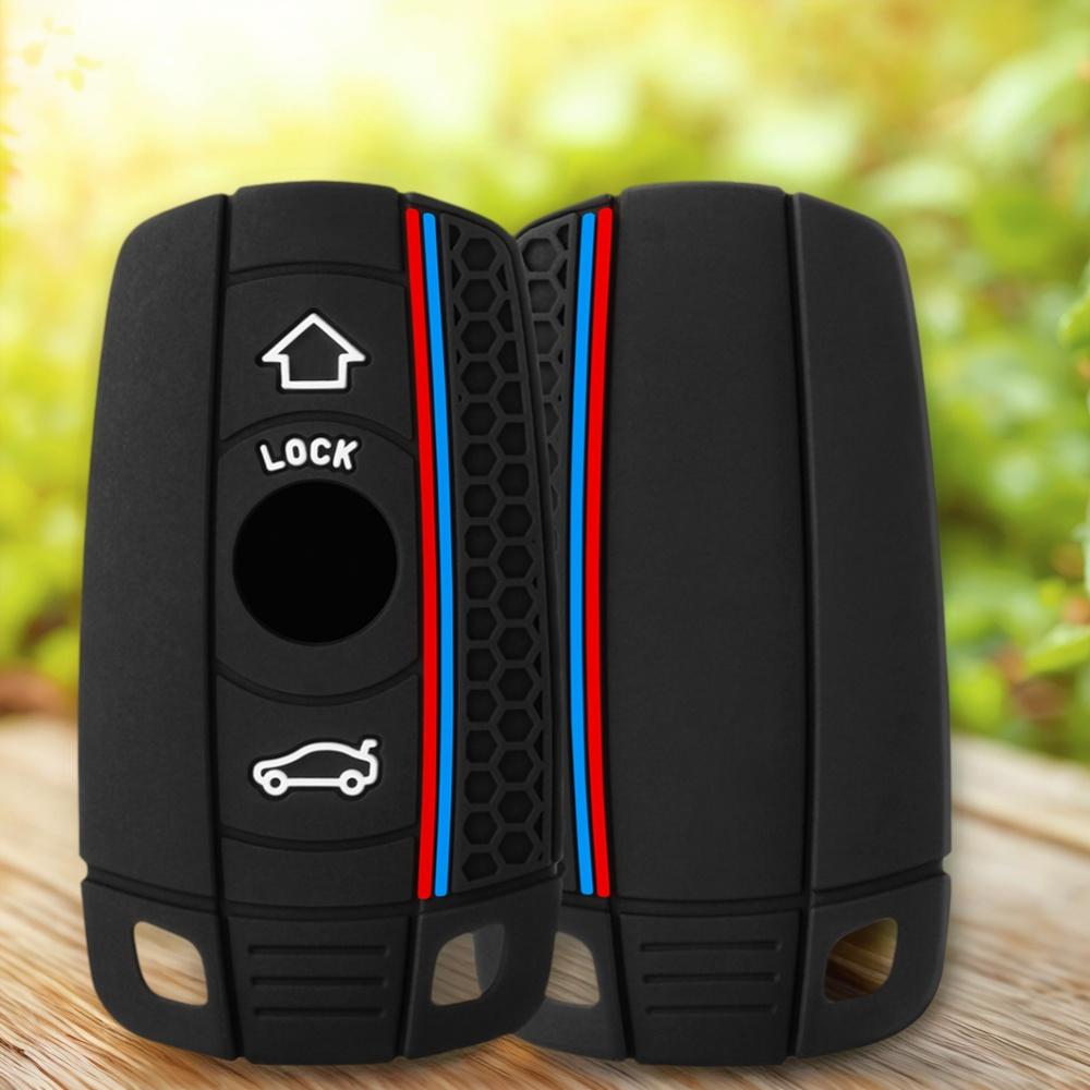 New style Silicone Car Remote Key Case Cover For BMW X1 X5 X6 Z4 E90 E60 E70 E87 3 5 6 Series M3 M5