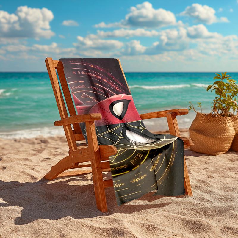 1Pc Spiderman Spiderverse Beach Towel, Quick Dry, Multi-Use for Beach Pool Gym Yoga Home Travel, Christmas, Halloween, Xmas Gift M928469