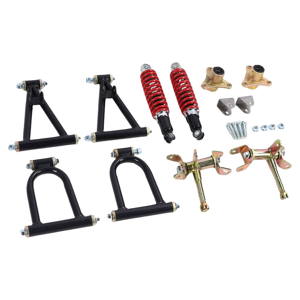 Front Suspension Arm Kit High Strength Enhanced Stability Comfort Upper and Lower Swingarm and