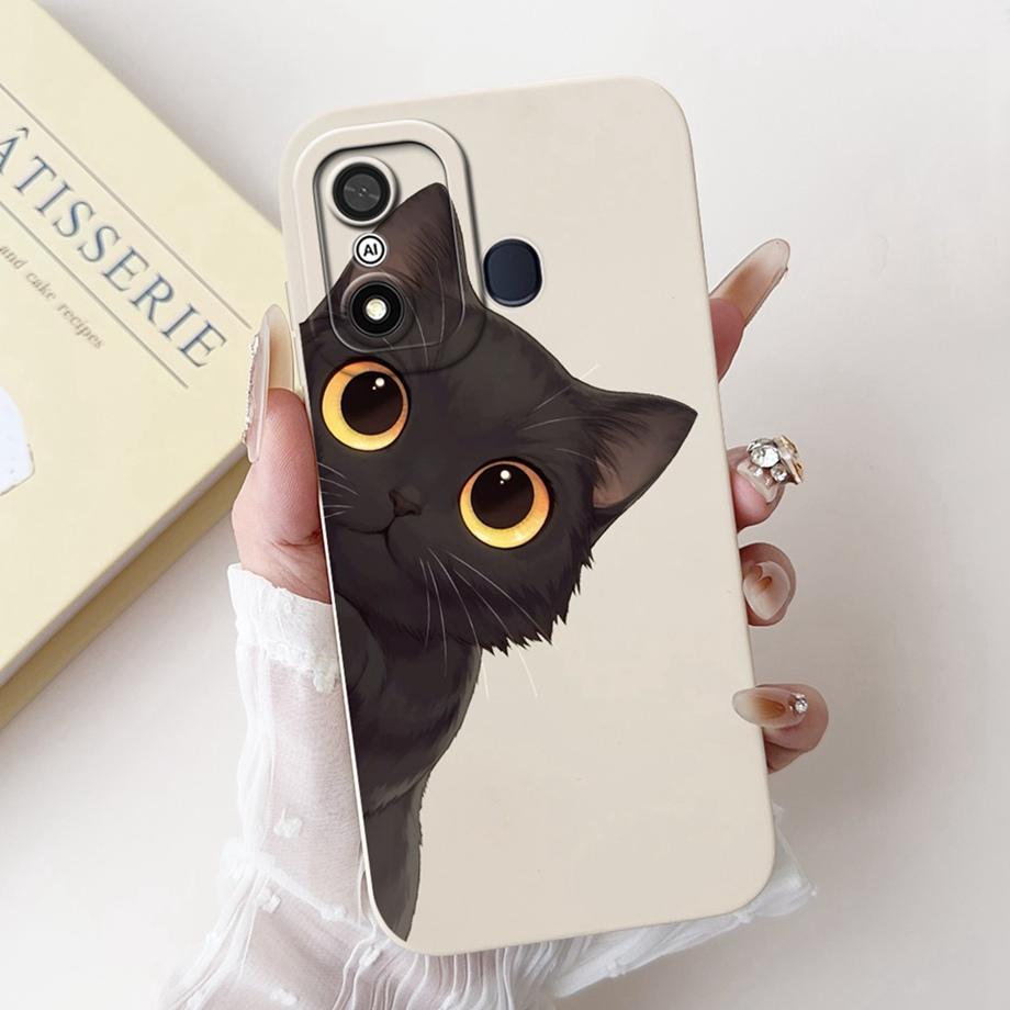 Cover For Itel A27 A48 A25 A35 Case Artistic Style Shockproof Funda For Itel A60 A60s A70 Soft Liquid Silicone Bumper