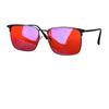 Big Size Eyeglasses for Men Better Sleep Glasses with Red Lenses Long Time Working Orange Gaming Glasses Driving Night Vision