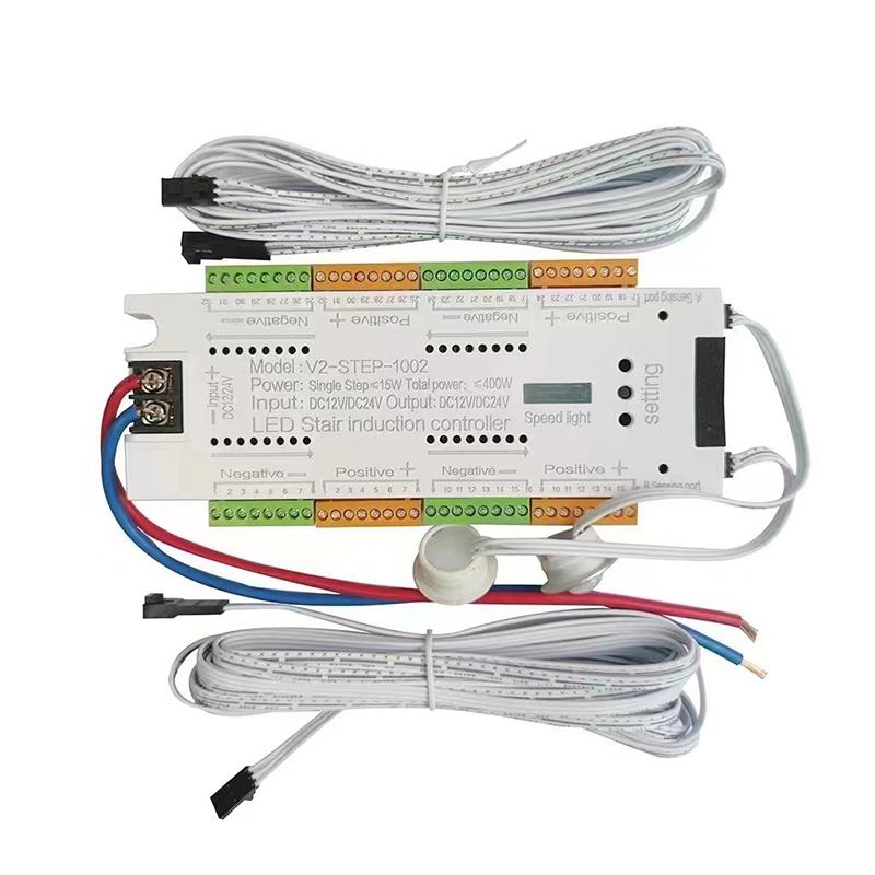 Motion Sensor Stair LED Controller 32 Channel Night Light Home Smart Lighting Prevent Short Circuit 2052