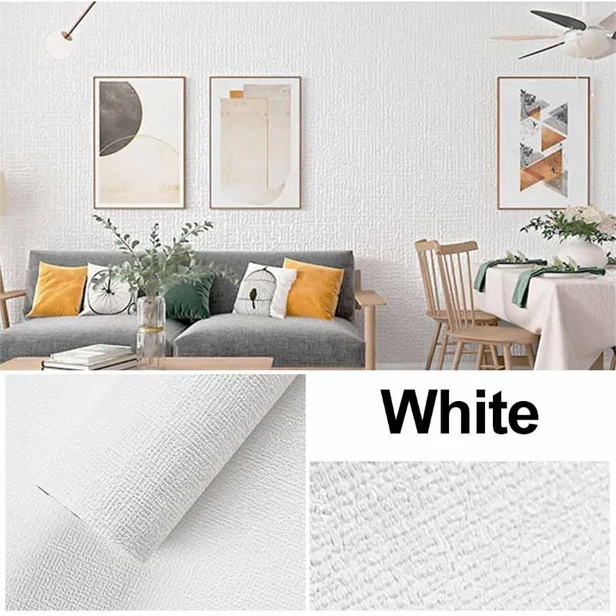 0.5x2.8m 3D Wall Linen New Design Self-adhesive Living Room Bedroom Waterproof Wallpaper Children's Room Decorative Wall
