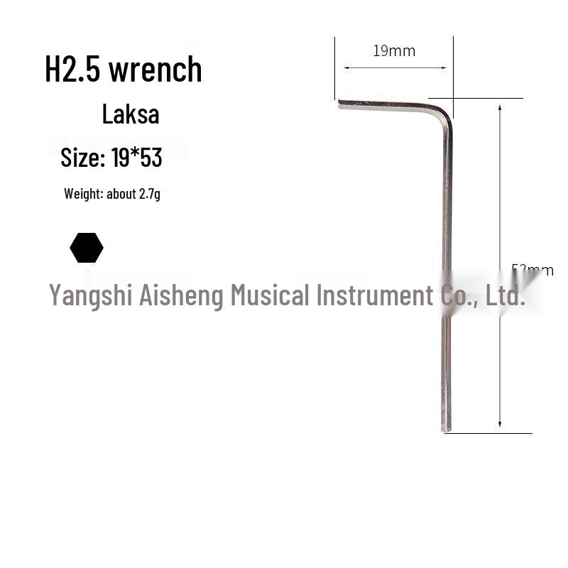 Universal Guzheng & Guitar Tuner Wrench, Four-Corner/Eight-Corner String Tuning Tool