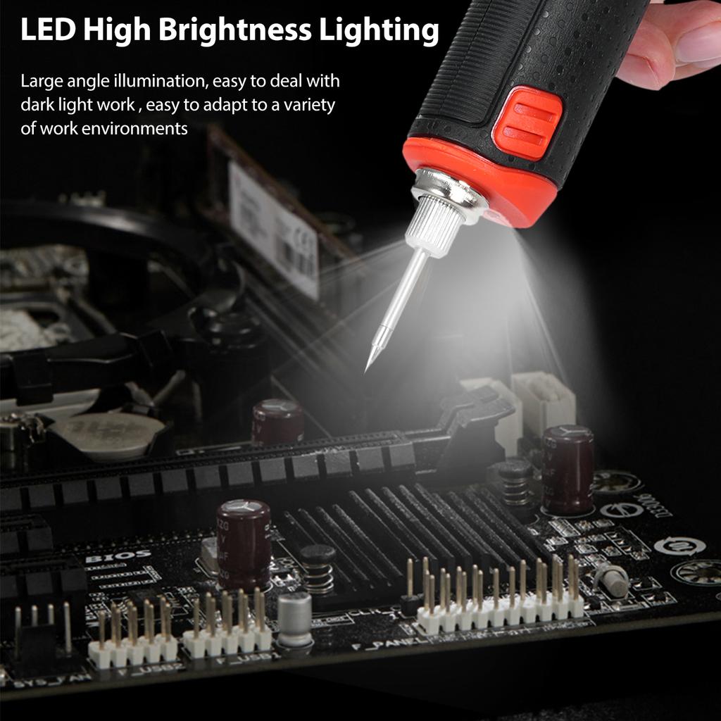 Portable USB Soldering Iron 8W Intelligent Soldering Machine Handheld Soldering Iron Kit Cordless Welding Tool Lithium