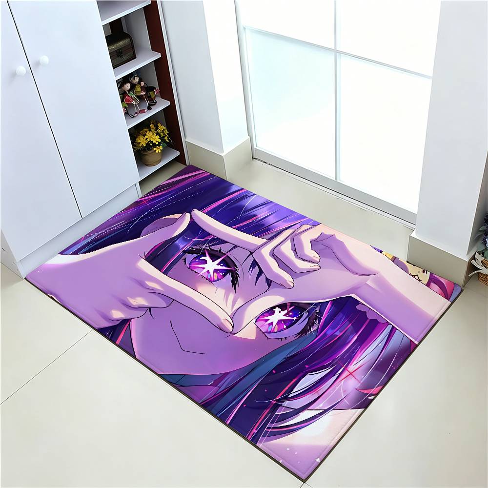 Anime O-Oshi No Ko Carpet Bathroom Anti-slip Mat Door Mat Home Decoration Mat Entrance Door Mat Scratch-resistant Door Mat