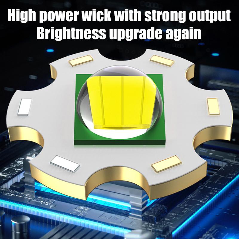 Type-C Charging Outdoor Strong Light Led Flashlight Portable Mini Torch Rechargeable Long Range Brightness Flashlights