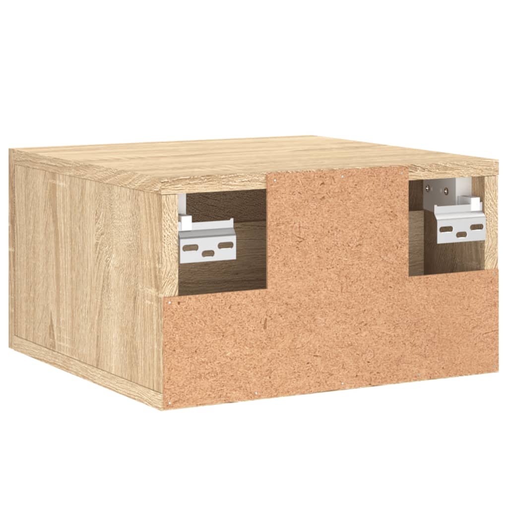 Hanging Bedside Cabinet, Sonoma Oak, 35X35X20 Cm