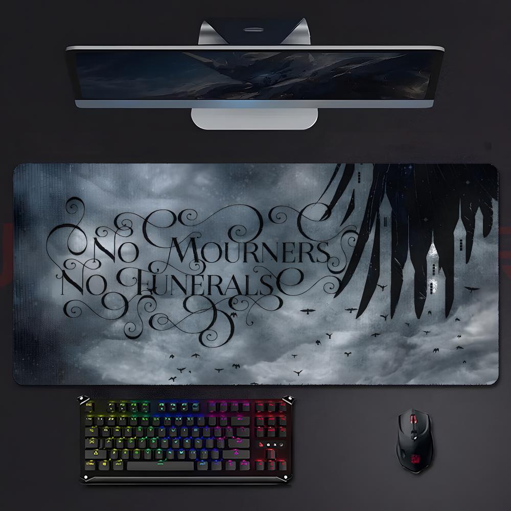 Cool Thrilling Show SSix Of Crows Mouse Pad Large Gaming Mousepad With Stitched Edges Thickened Desk Mat Pc