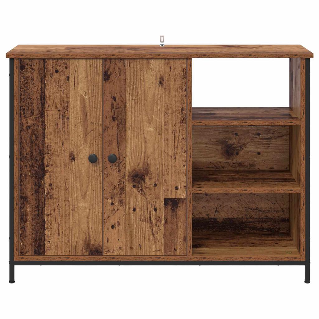 Sideboard Reclaimed Wood 100 x 33 x 75 cm Engineered Wood