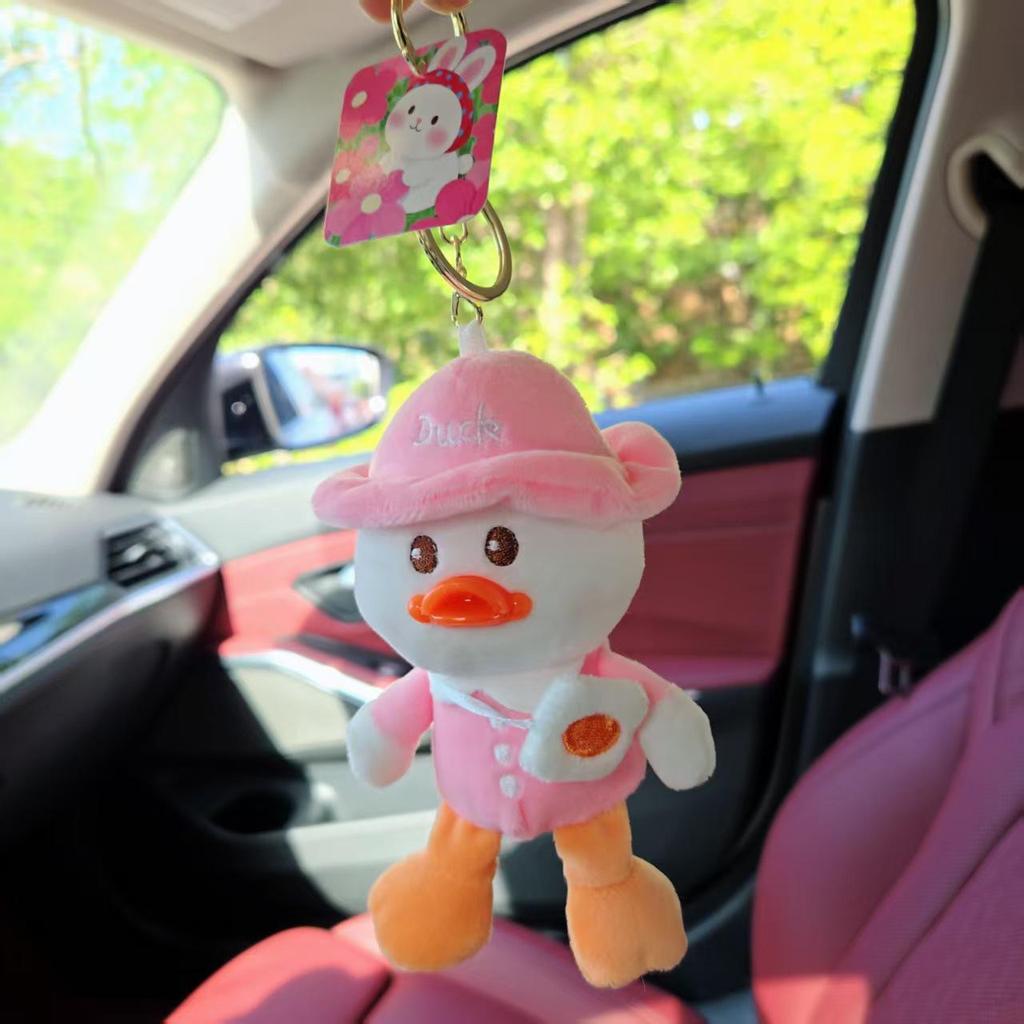 Viral Go-Go Duck Plush Toy: Cute Backpack Pendant & Internet-Famous Ornament