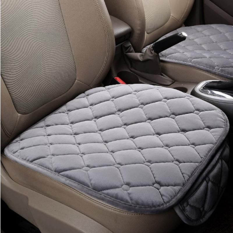 1 Set Universal Seat Protector Car Seat Cushion Soft Comfortable Without Backrest Seat Cushion Cover For Most Cars Suv