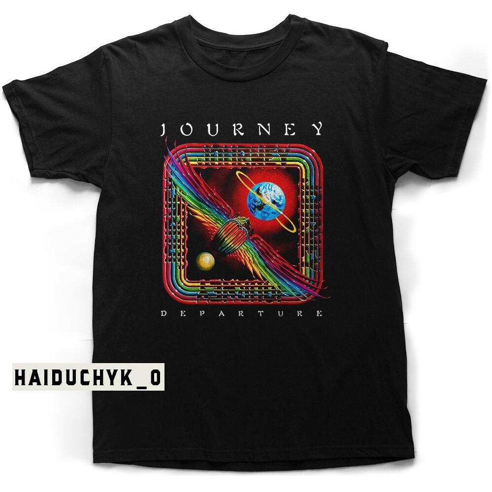 Journey Tee Departure Album Cover Unisex Black T-shirt Size S-5XL Unisex T-Shirt S