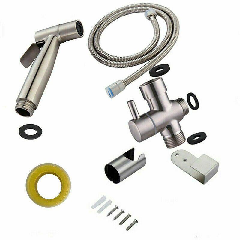 US Standard Toilet Bidet Spray Gun Set with 7/8 Diverter - Popular Toilet Companion.