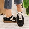 Women's Casual Lace-up Round Toe Shoes, Lightweight Comfortable for Daily Wear