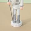 5pcs Miniature Nutcrackers Dolls Ornament Holiday Hanging Charm Wood Pendant Handmade Festival Home Embellishments