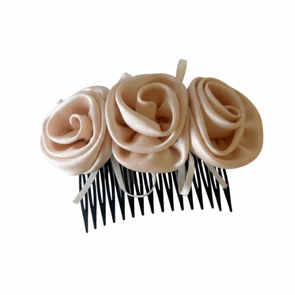

Headwear Floral Hair Comb Bohemian Chignon Hair Clip Flowers Hairpin Water Splashing Festival
