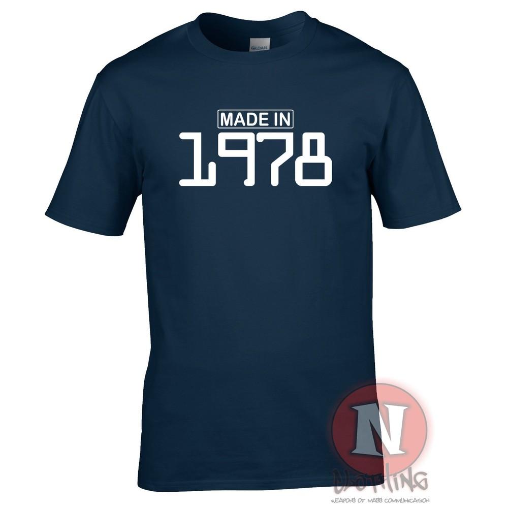 Made In 1978 TShirt Birthday Celebration Funny Party Gift Present Teeshirt