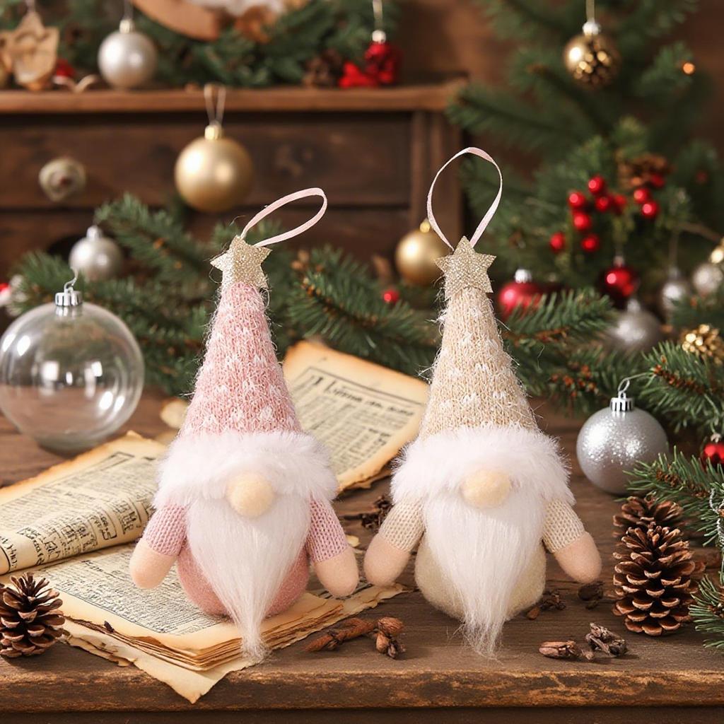 Weihnachten Stoffkunst Waldmann Puppe Anhänger - Kein Gesicht Ornament