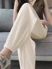 Women's Summer High-Waist Ice Silk Loose Fit Casual Pants