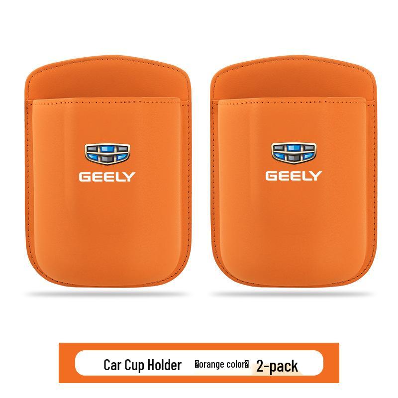 Car Cup Holder & Storage Bag for Geely Models: Xingyue L, Xingyuan, Xingrui, Emgrand, Boyue Pro