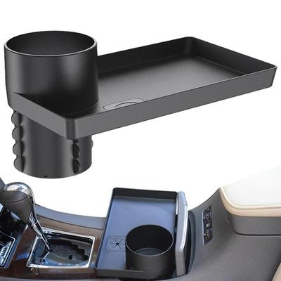 Portable Car Cup Holder Tray Beverage Holder Space-saving Meal Tray Expanded Table Desk Phone Water Cup Holder Car