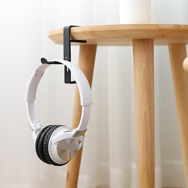 Non-Slip Gaming Headset Hanger Universal Headphone Stand & Hanger Gaming Headset Holder Mount Hook Easy To Attach & Use