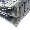 BURBERRY EKD Travel Pouch Logo Clutch bag bag pouch Cluch Bag  Vinyl clear/blue