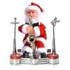 Guitar Music Stage Drums Santa Claus Doll Piano Xmas