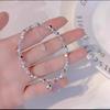 Broken Silver Bracelet Women's Light Luxury Niche Design Blessing Character Peace Broken Silver
