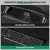 For Tesla Model Y Modely 2020 2025 2025 2025 2025 Floor Air Conditioner Outlet Cover Rear Under Seat AC Vent Anti Dust Case Trim