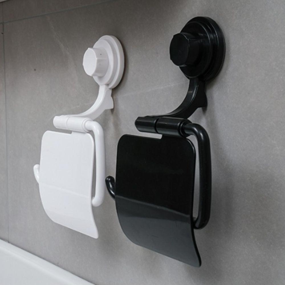 Waterproof Toilet Paper Holder ABS Material Suction Cup Toilet Paper Holder Humid Environment