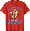 Just Here For The Wieners Funny Hot Dog American Food Unisex T-Shirt