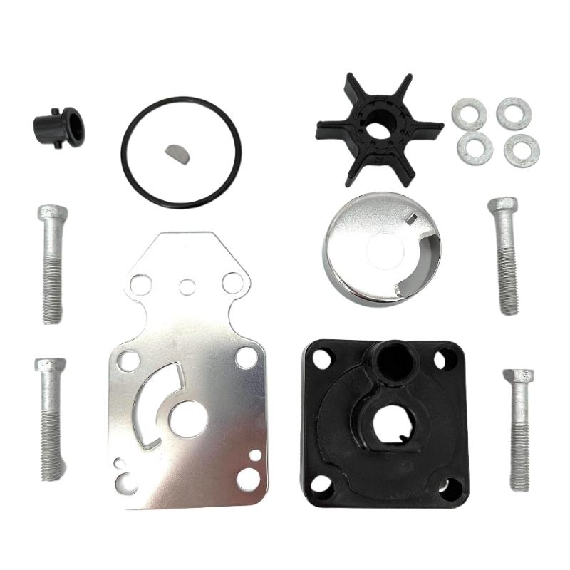 63V-W0078-01 Water Pump Impeller Repair Kit For Yamaha Outboard 9.9 15hp 2/4Stroke Engine Replace 18-3433 63V-W0078-00/01/02/03