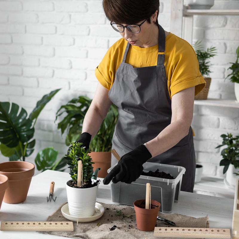 Planteringslinjal Set Sådd Trädgårdsmall Avståndsmätare Verktyg med Planteringspinne Avståndsmarkör Noggrant Trädgårdsverktyg Precist