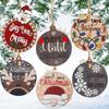 1-5PCS Christmas Countdown Hanging Ornament Santa Claus Tree Decoration Holiday Party Home Decor for Festive Celebration
