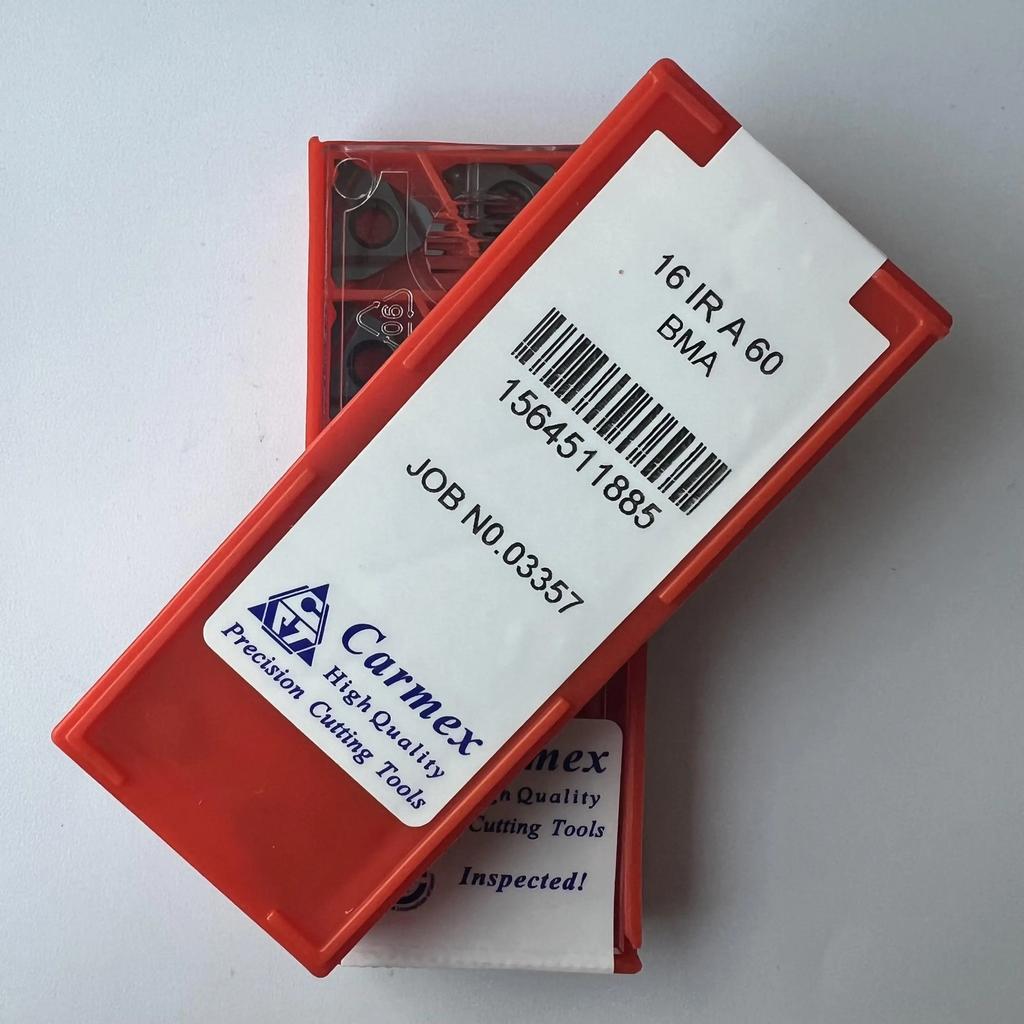 Original / 16IRA60 BMA / Industrial indexable Carbide Inserts 10 Pcs