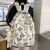 Graffiti Backpack Cute Large Capacity Lightweight School Bag for Middle High School Girls College Students Travel